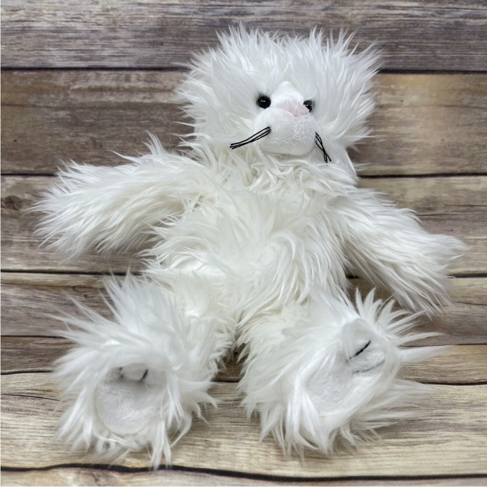 Pottery Barn Kids White Cat Plush